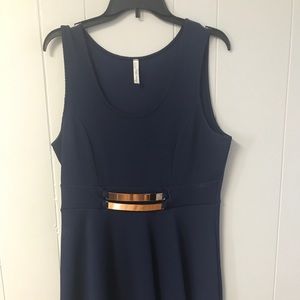 Navy blue dress